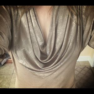 Gorgeous metallic gold blouse. Size S/M